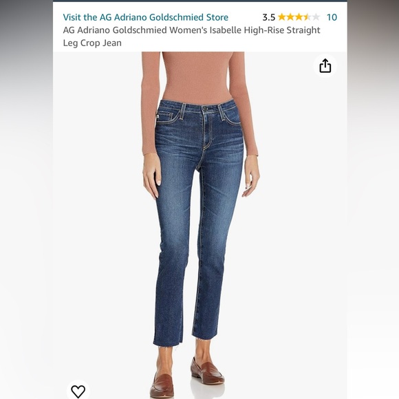 AG The Isabelle High-Rise Straight Crop Jeans - Picture 13 of 13